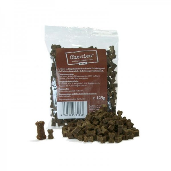 Chewies Geflügelknöchelchen Mini 125g MHD18112022