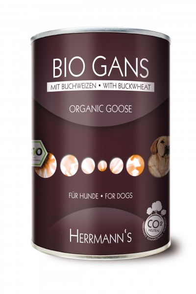 Herrmanns Bio Gans mit Buchweizen 12x400g