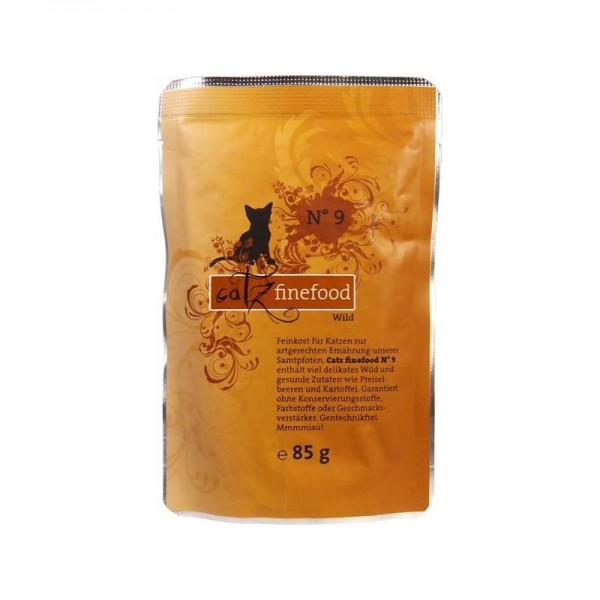 CatzFineFood Pouch No.9 Wild 85g
