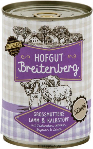Hofgut Breitenberg Senior Großm Lamm- u Kalbstopf 400g