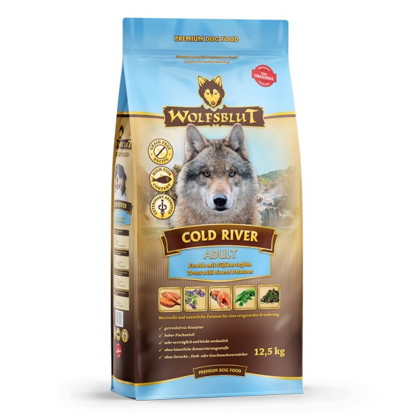 Wolfsblut Cold River Forelle & Süßkartoffeln 12,5kg