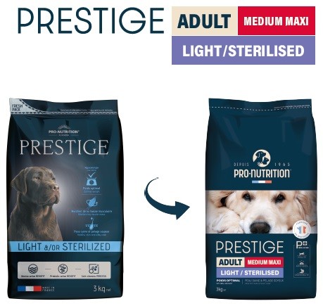 Pro Nutrition Prestige Adult Medium/Maxi Light &/or Sterilized