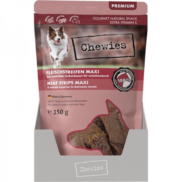 Chewies Fleischstreifen Maxi - Pferd 150g MHD092022