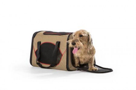 Hunter Tragetasche Kansas beige/rot