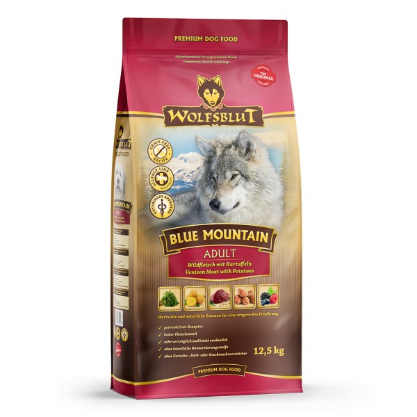 Wolfsblut Adult Blue Mountain - Wild und Waldfrüchten 12,5 kg