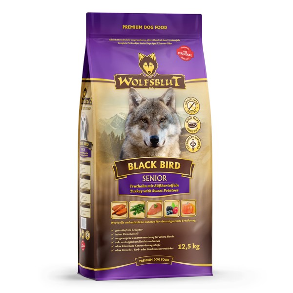 Wolfsblut Black Bird Senior Truthahn & Süßkartoffel 12,5kg