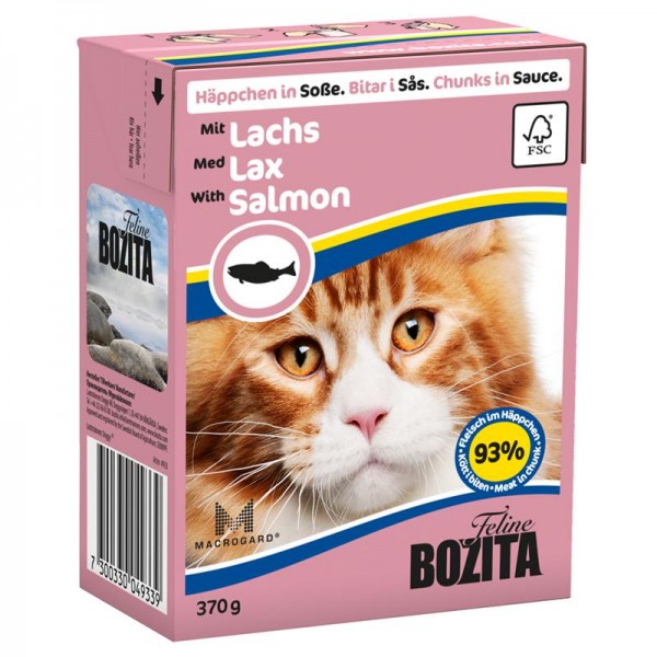 Bozita Häppchen in Soße mit Lachs 370g