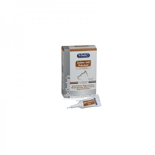 Dr. Clauders Zecken-/Flohschutz m. Margosa 4x2ml (Hund)