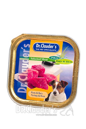 Dr. Clauders Selected Meat Pute & Reis 100g
